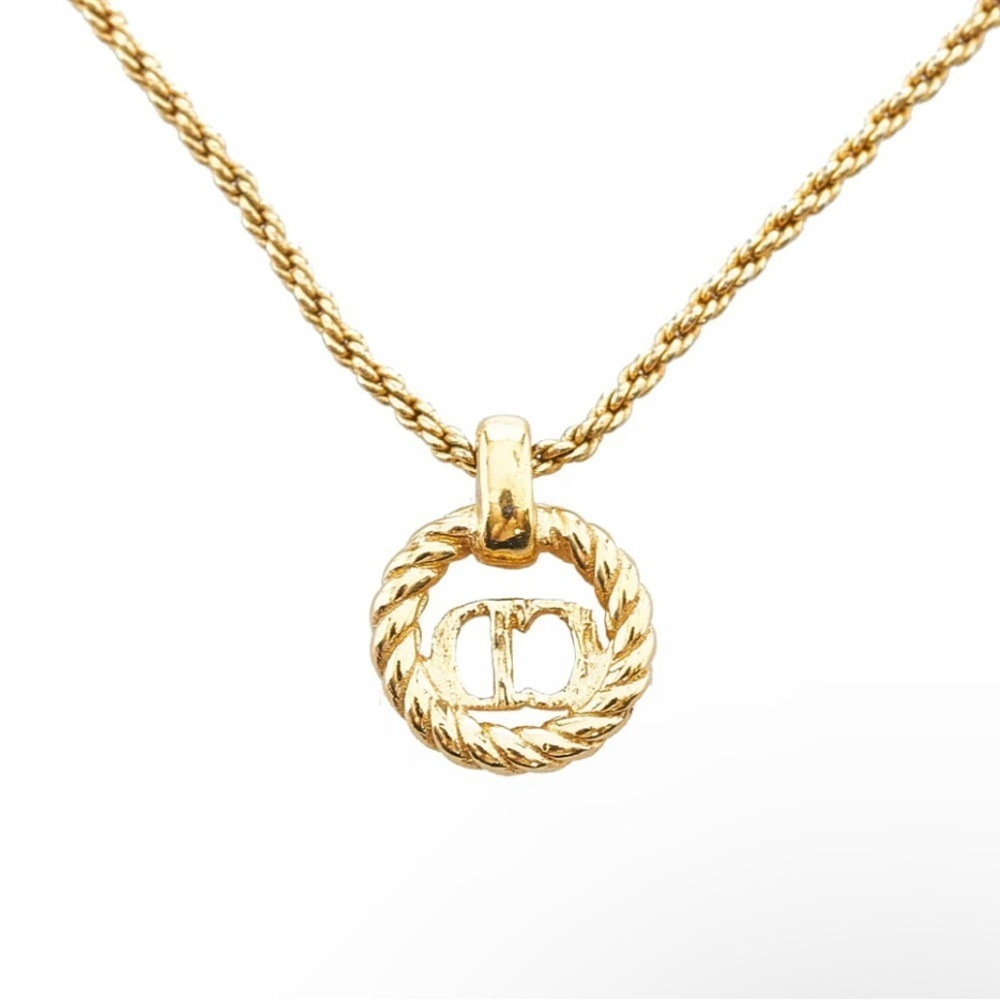 Christian Dior Logo Pendant Necklace - Picture 6 of 8